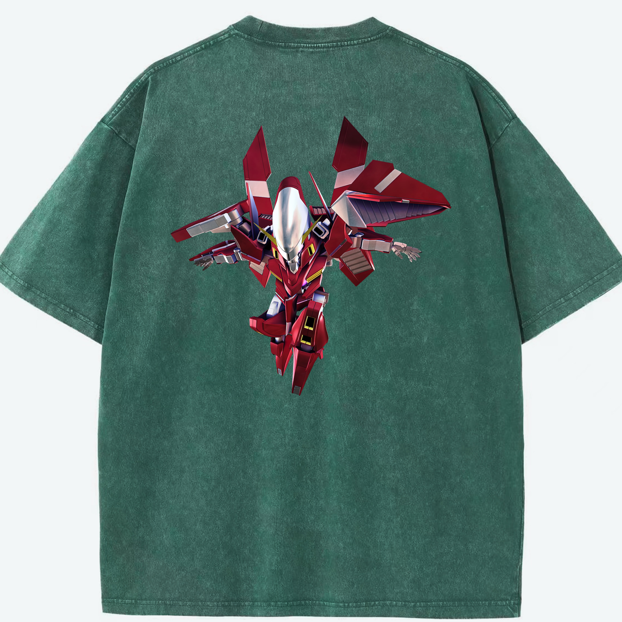 （画像用） 機動戦士ガンダム Mobile Suit Gundam 綿100% ヴィンテージ風 半袖Tシャツ（背面プリント）